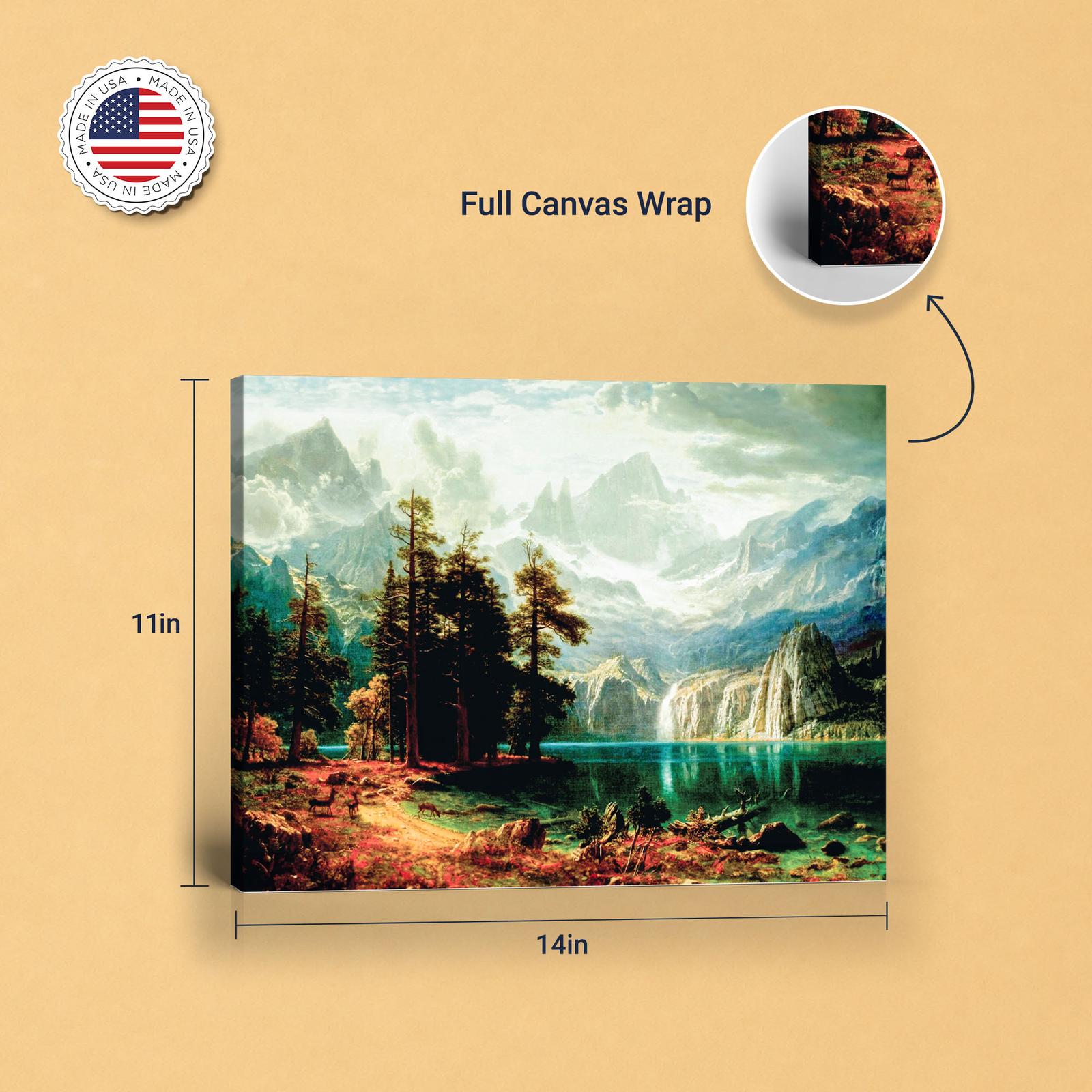 C2410C-8-11x14-1 Sierra Nevada in California canvas print - gallery wrapped and floating frame styles