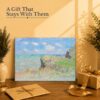 C2413C-2-11x14-1 The Cliff Walk at Pourville gift - canvas print for Monet and Impressionism collectors