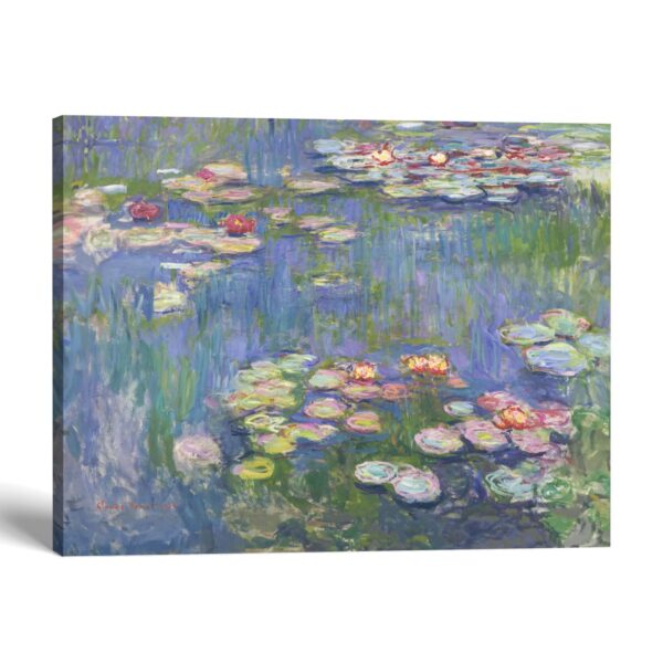 Water Lilies canvas print by Claude Monet - Crossroads Home Decor