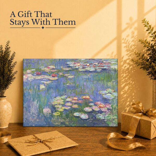 Monet canvas print - gift for Impressionist art lovers and Monet collectors