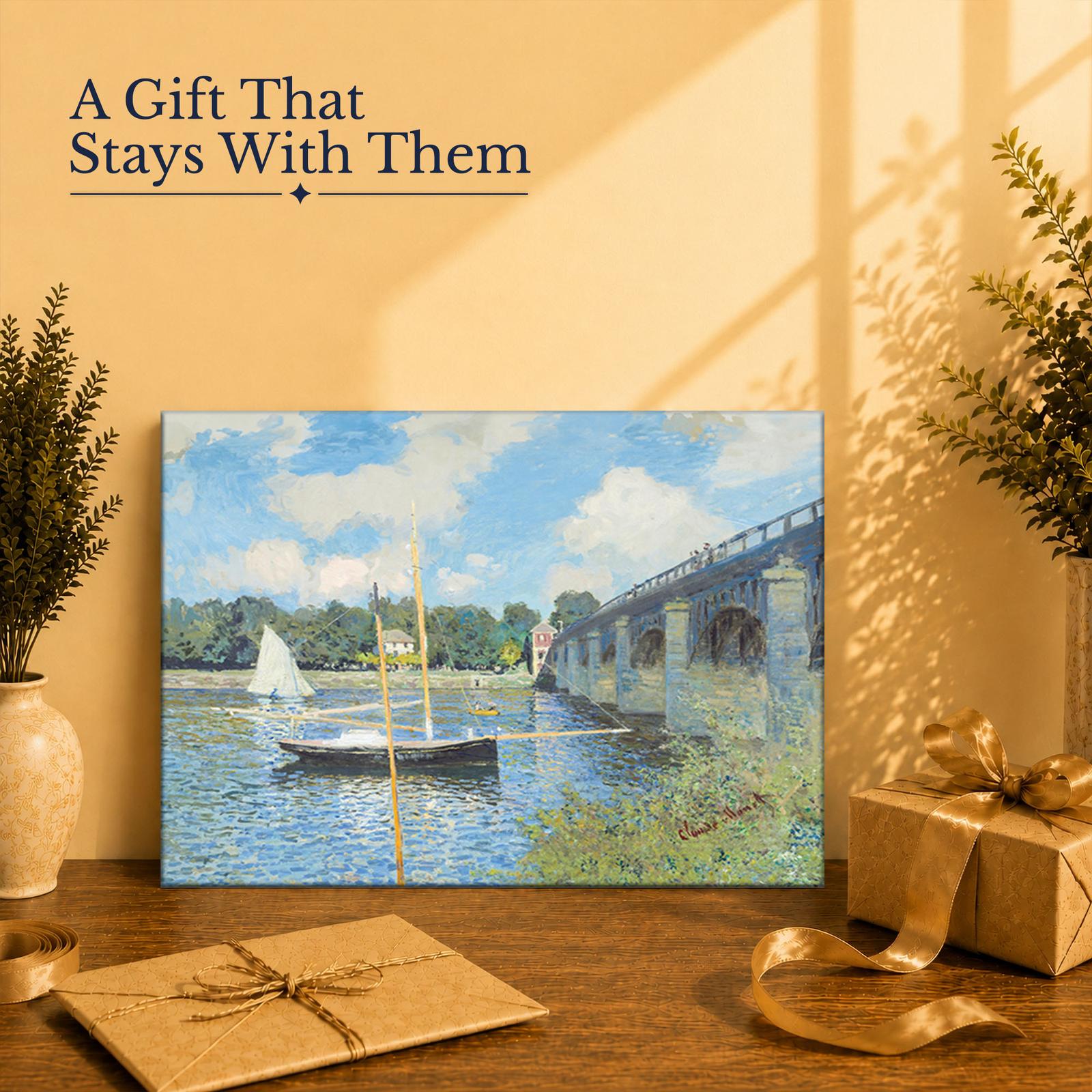 Monet canvas print - gift for Impressionist art lovers and Monet collectors