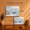 The Beach at Sainte-Adresse canvas print - Made in USA family-owned wall art