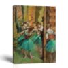 Dancers, Pink and Green canvas print - Edgar Degas by Crossroads Home Decor