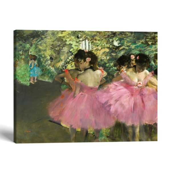 Dancers in Pink canvas print - Edgar Degas by Crossroads Home Decor