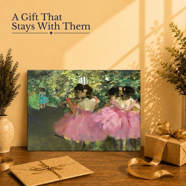 Dancers in Pink gift - canvas print for a ballet dancer or Degas art lover