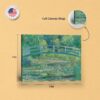 Monet Japanese footbridge canvas print - gallery wrapped and floating frame styles