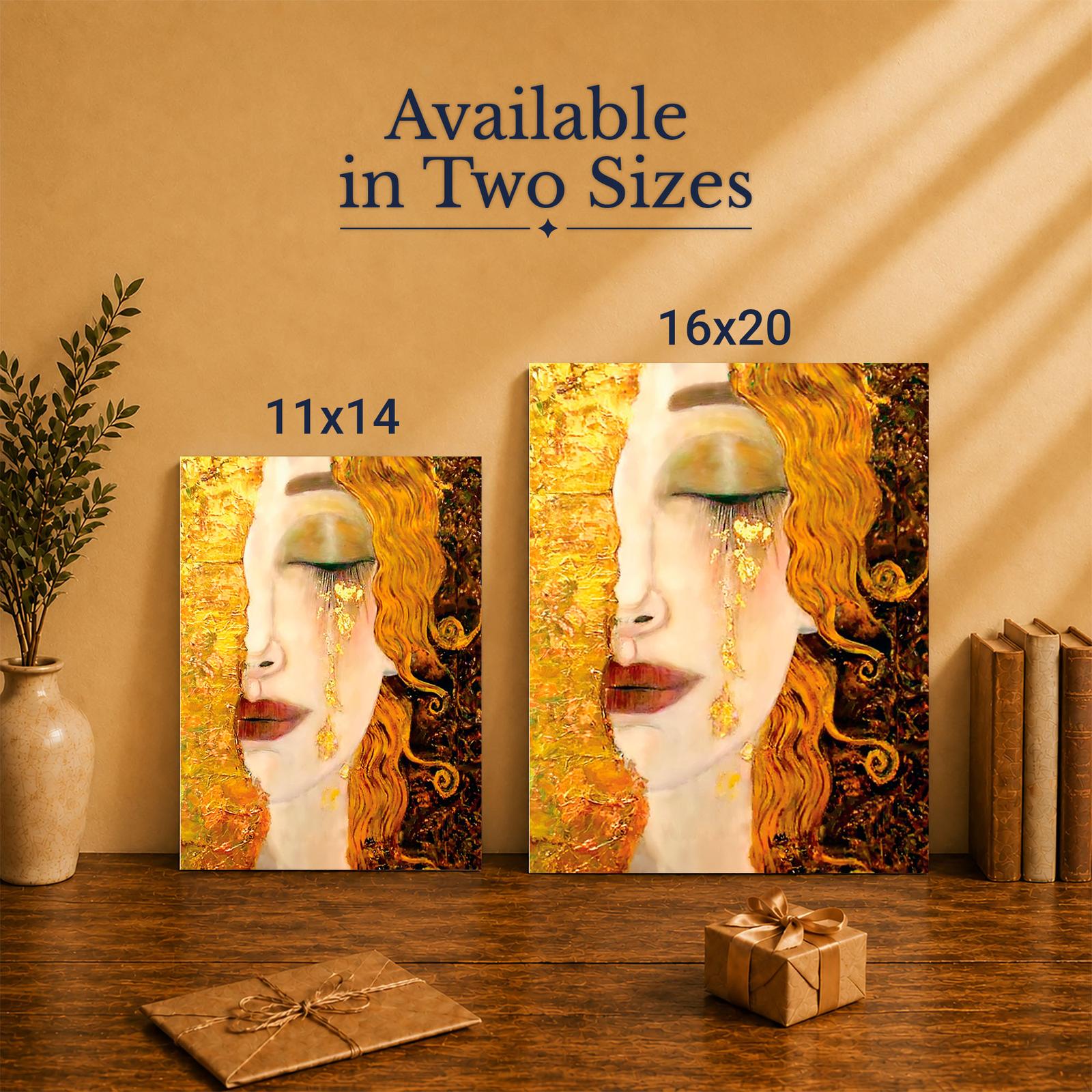 Golden Tears canvas print - Made in USA, family-owned fine art reproduction