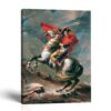 Napoleon Crossing the Alps canvas print by Jacques-Louis David - Crossroads Home Decor