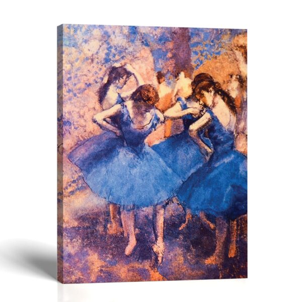 Dancers in Blue canvas print by Edgar Degas - Crossroads Home Decor