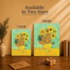 Twelve Sunflowers canvas wall art - Made in USA family-owned sunflower decor