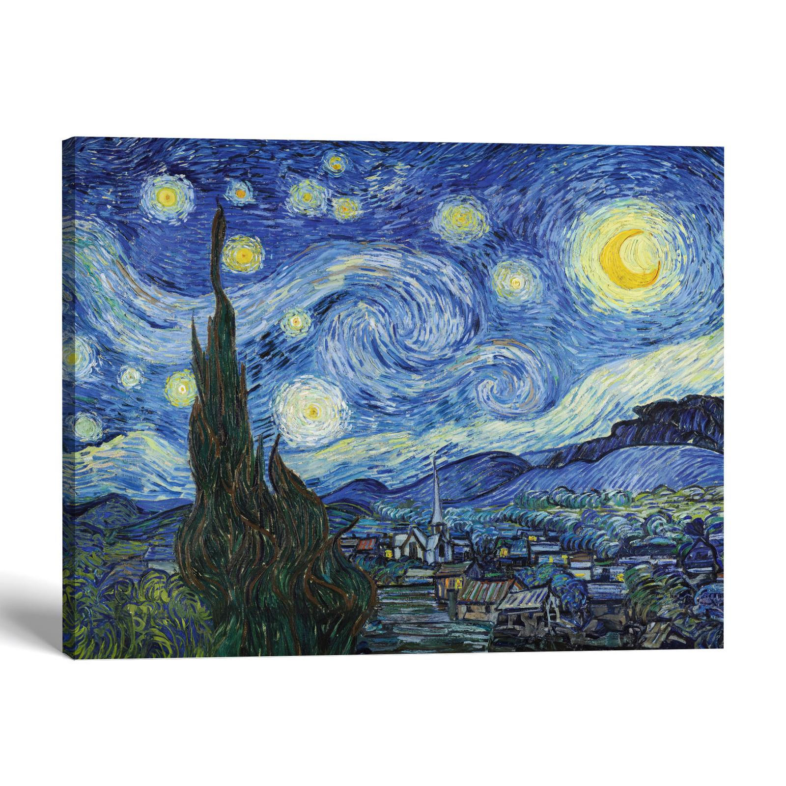 Starry Night Van Gogh canvas print - Crossroads Home Decor