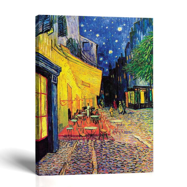 Cafe Terrace at Night canvas print by Van Gogh - Crossroads Home Decor
