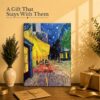 Cafe Terrace at Night canvas print - gift for Van Gogh and Post-Impressionist collectors