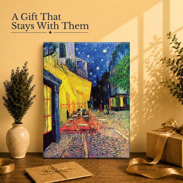 Cafe Terrace at Night canvas print - gift for Van Gogh and Post-Impressionist collectors