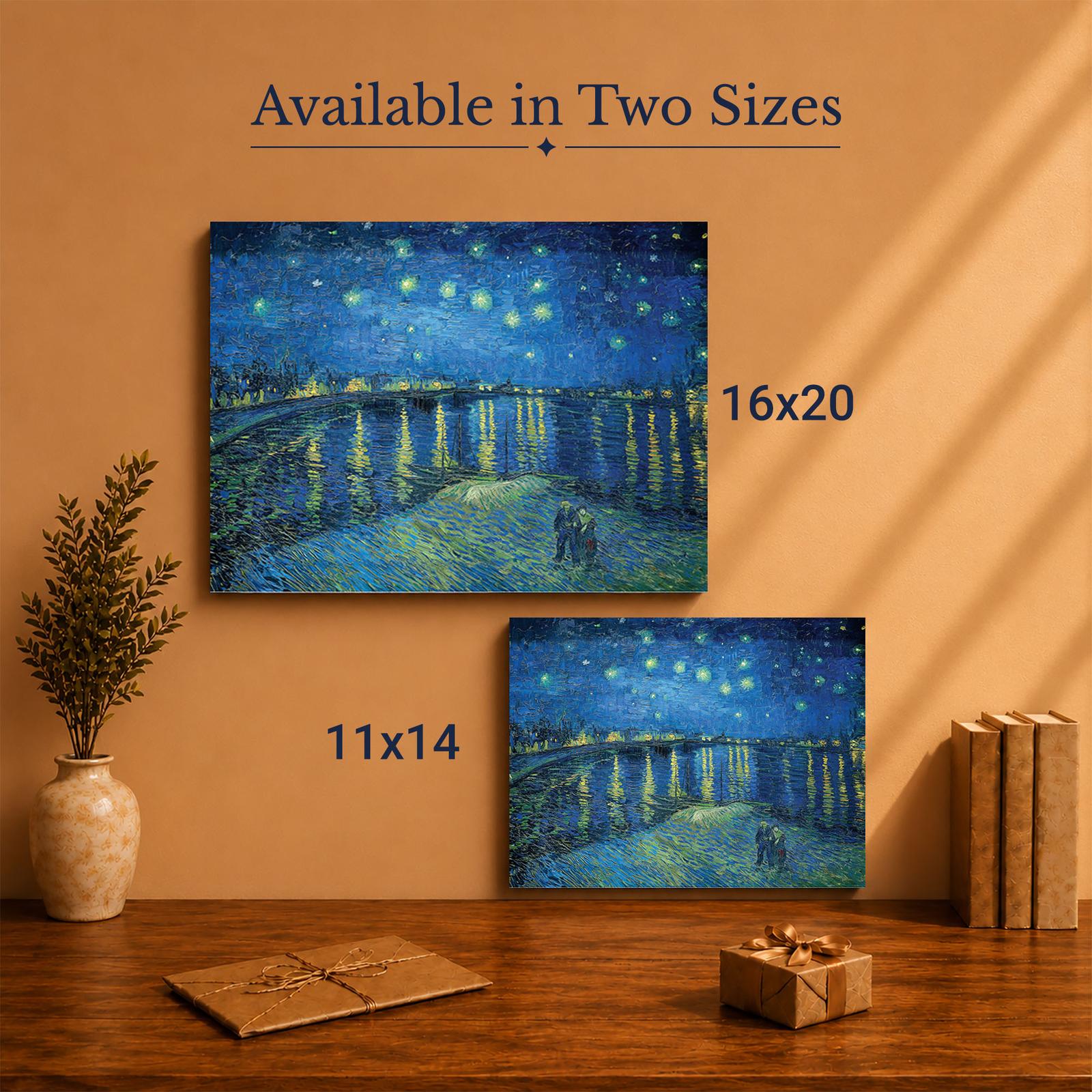 Gallery wrapped canvas - Made in USA family-owned Van Gogh wall art