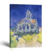 Church at Auvers canvas print - Van Gogh Wall Art by Crossroads Home Decor