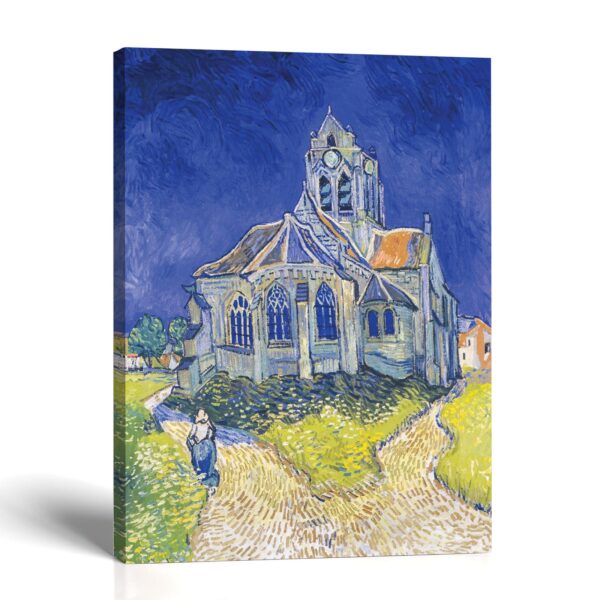 Church at Auvers canvas print - Van Gogh Wall Art by Crossroads Home Decor