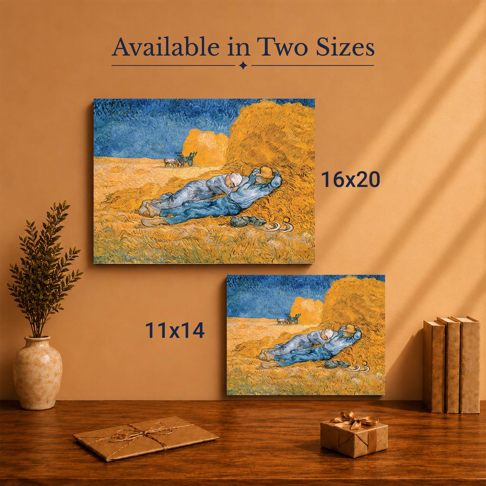 Van Gogh harvest print - Made in USA family-owned landscape wall art