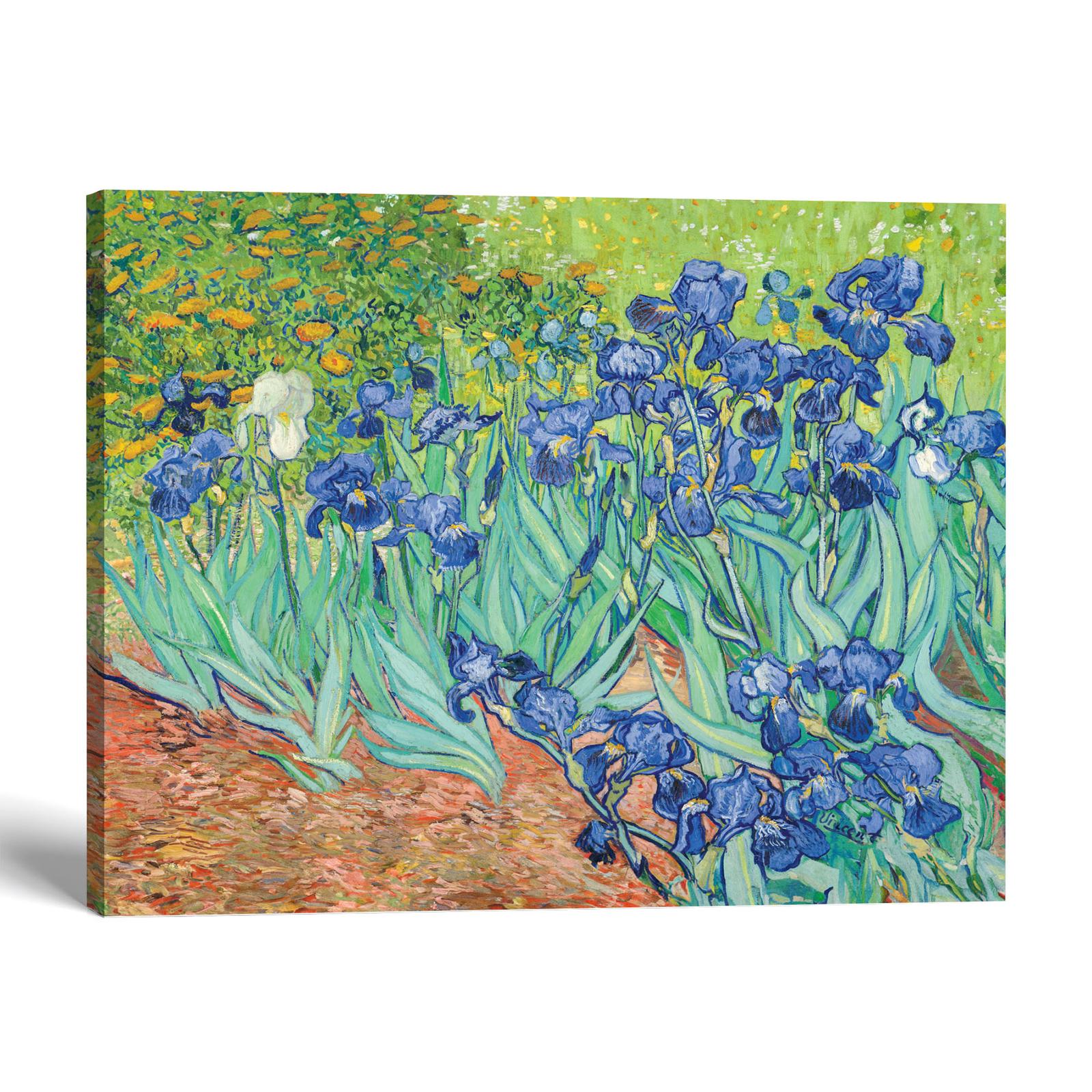 C2445C-1-11x14-1 Irises canvas print - Van Gogh floral wall art by Crossroads Home Decor