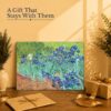 C2445C-2-11x14-1 Irises gift - canvas print for Van Gogh and garden lovers