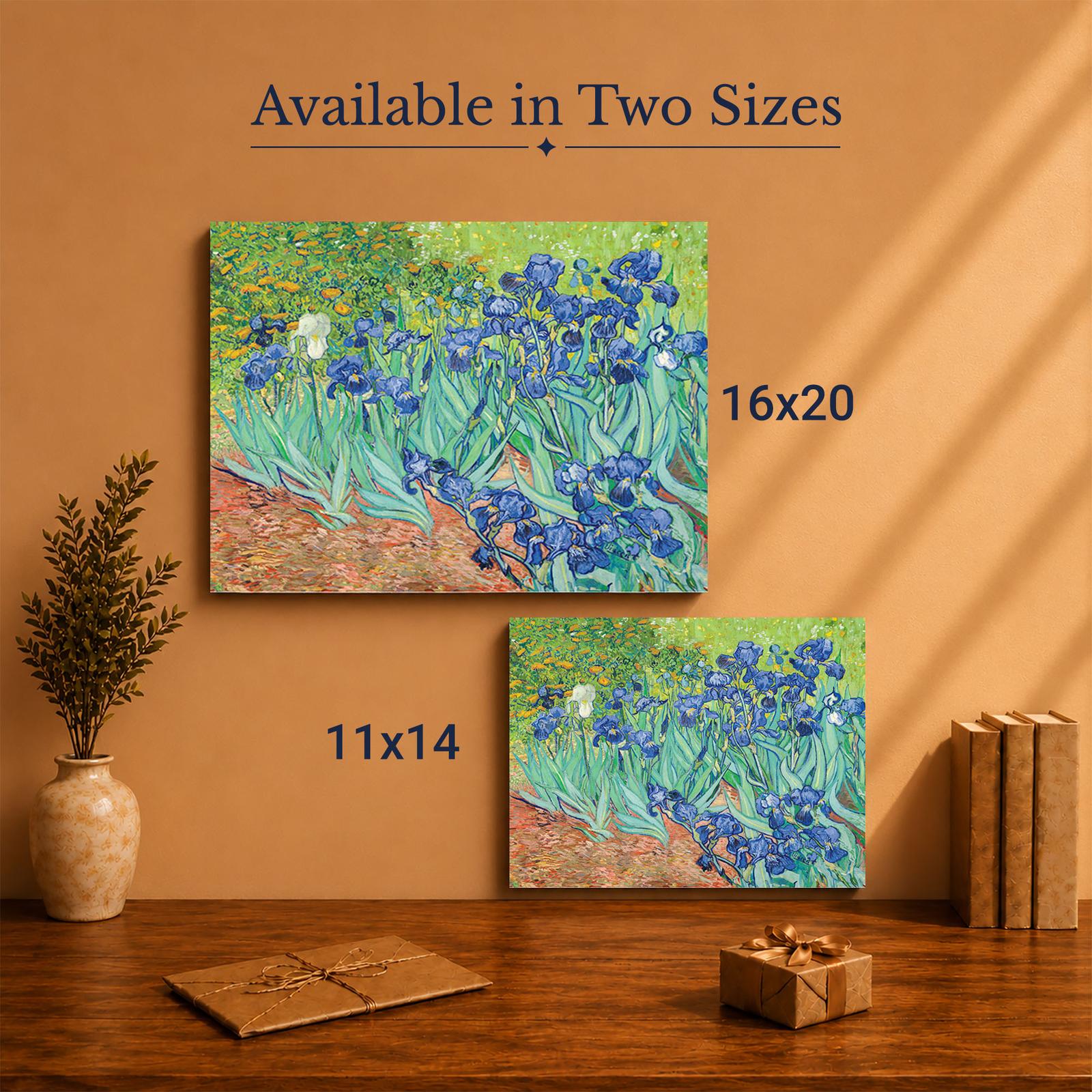 C2445C-5 Van Gogh floral print - Made in USA family-owned botanical wall art