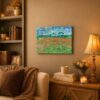 C2446C-3-11x14-1 Poppy Field by Van Gogh canvas wall art displayed in a living room or entry