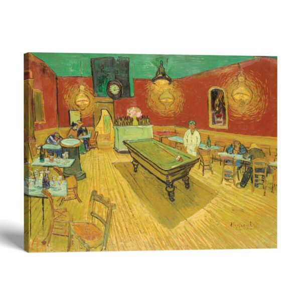 The Night Cafe canvas print - Van Gogh Arles cafe wall art by Crossroads Home Decor