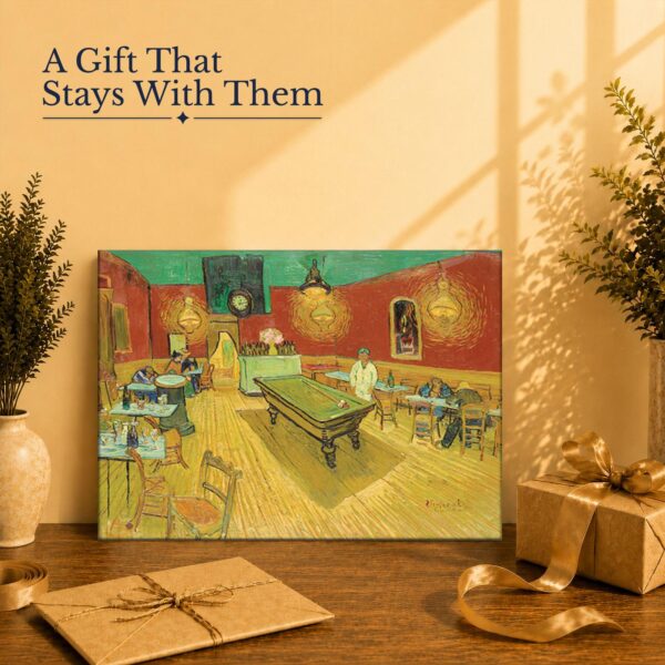 The Night Cafe gift - canvas print for Van Gogh and cafe culture lovers