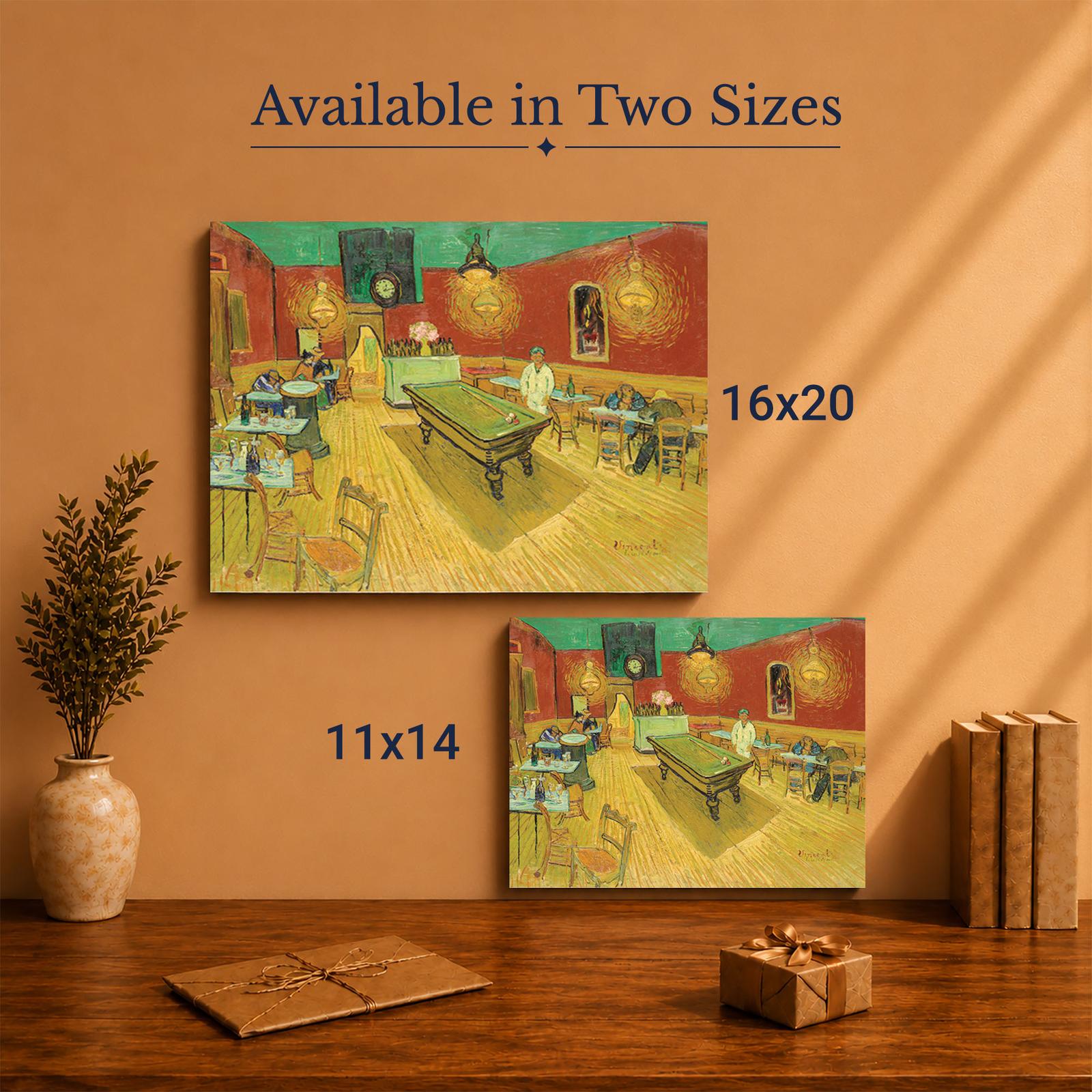 Van Gogh cafe print - Made in USA family-owned wall art
