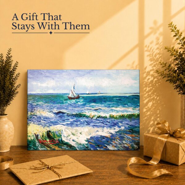 Seascape at Saintes-Maries gift - canvas print for art lovers
