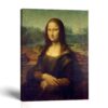 Mona Lisa canvas wall art - Leonardo da Vinci Renaissance print by Crossroads Home Decor