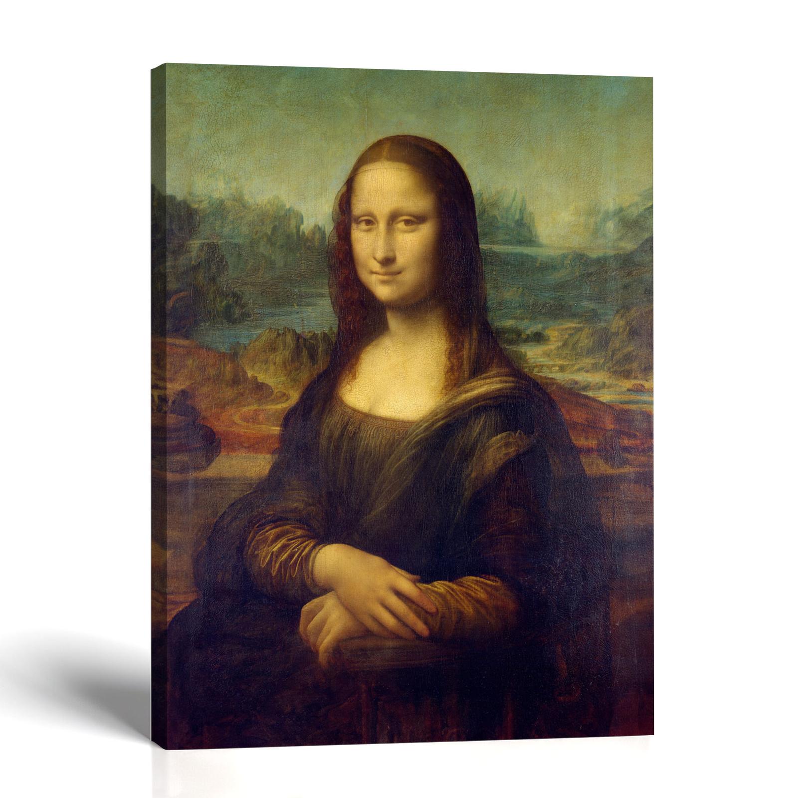 Mona Lisa canvas wall art - Leonardo da Vinci Renaissance print by Crossroads Home Decor