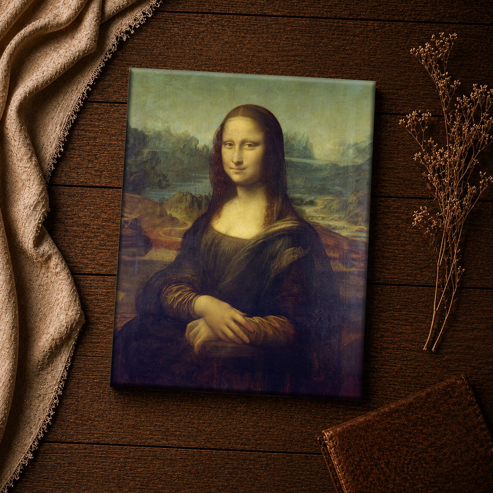 Leonardo da Vinci Mona Lisa canvas print - Renaissance portrait wall art