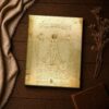 Vitruvian Man canvas print - da Vinci anatomy inspirational wall art