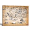 Leonardo da Vinci inventions canvas print - Crossroads Home Decor