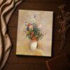 Vase of Flowers Odilon Redon canvas print - floral inspirational wall art
