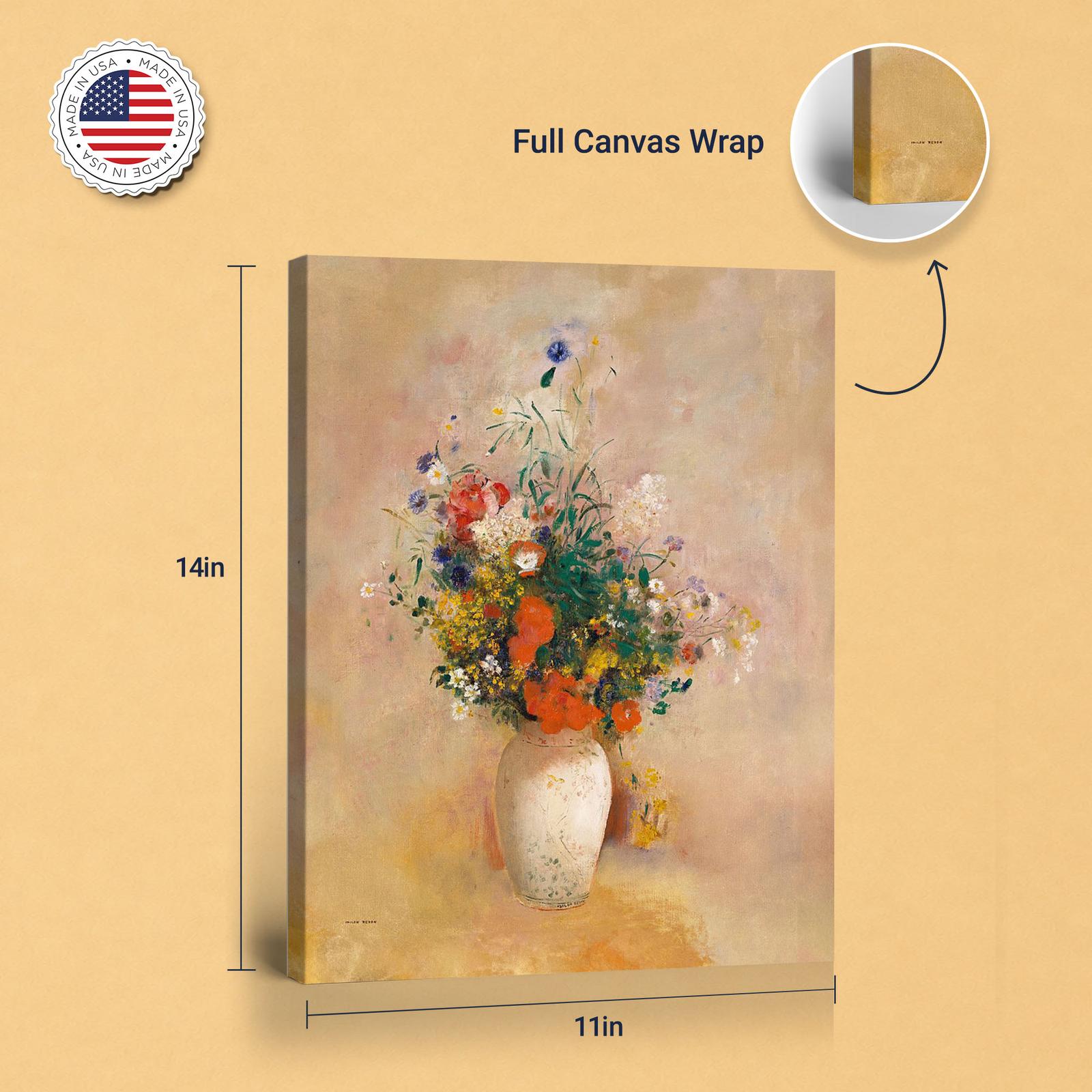 Odilon Redon canvas print - gallery wrapped and floating frame styles