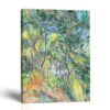 Sous-Bois Under the Trees canvas print - Paul Cezanne forest wall art by Crossroads Home Decor