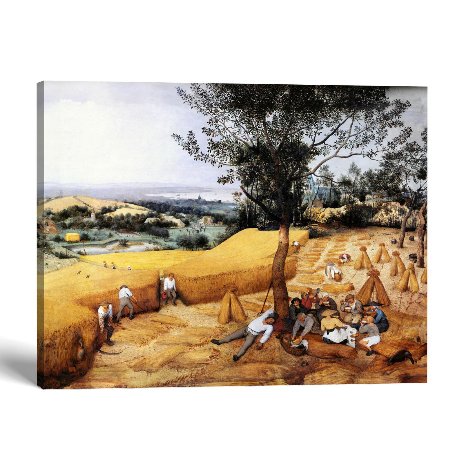 The Harvesters Bruegel canvas print - Renaissance landscape by Crossroads Home Decor