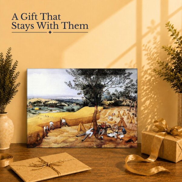 The Harvesters Bruegel gift - canvas print for a history buff or art lover