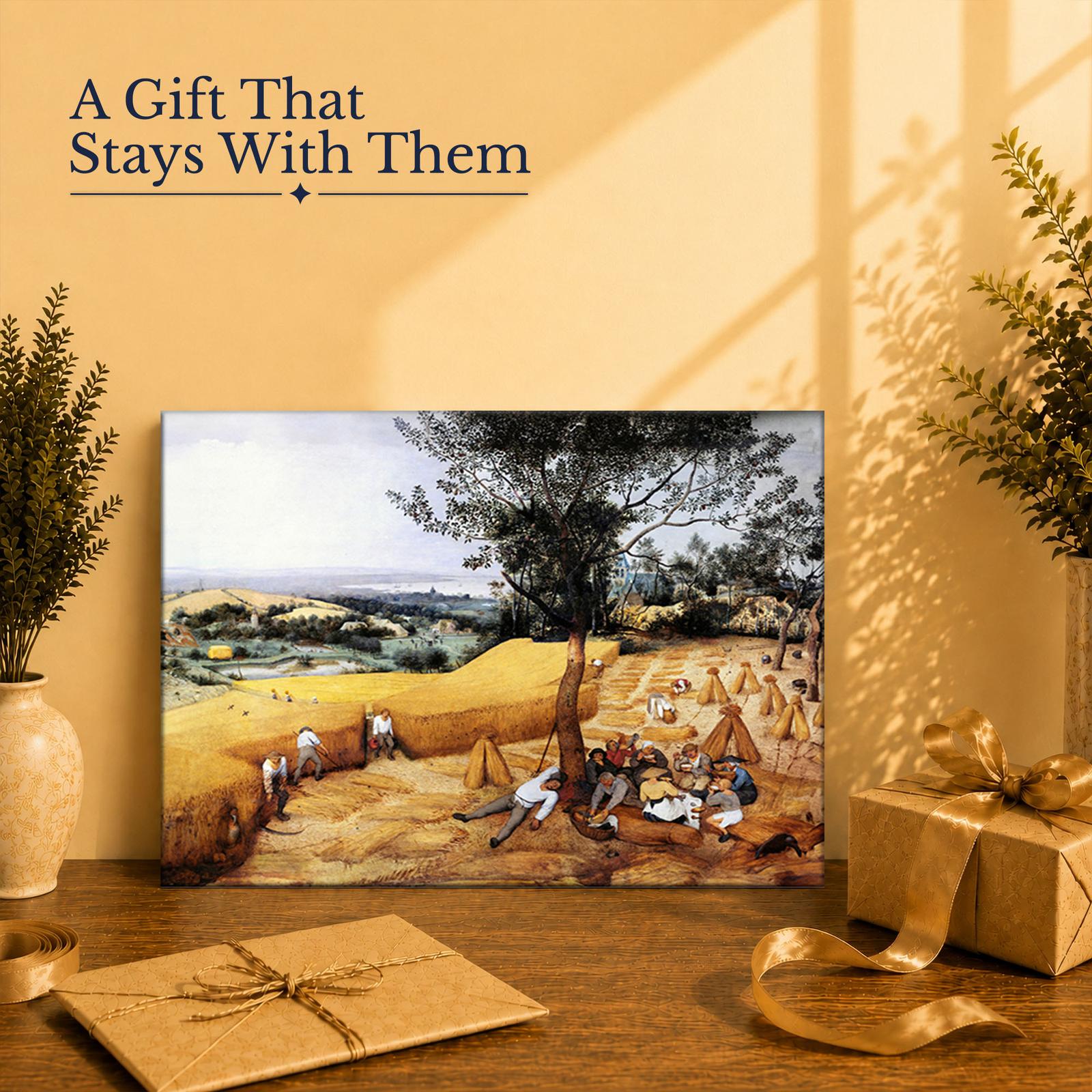 The Harvesters Bruegel gift - canvas print for a history buff or art lover