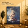 Storm on the Sea of Galilee gift - canvas print for art and faith lovers