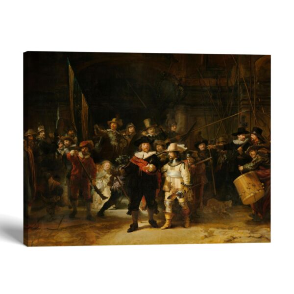 Rembrandt Night Watch canvas print - 1642 Dutch masterpiece by Crossroads Home Decor
