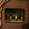 Rembrandt Night Watch canvas print - historical inspirational wall art