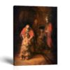 Return of the Prodigal Son canvas print - Rembrandt - Crossroads Home Decor