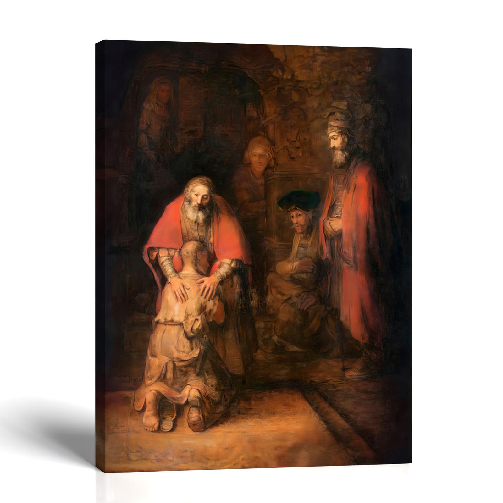 Return of the Prodigal Son canvas print - Rembrandt - Crossroads Home Decor