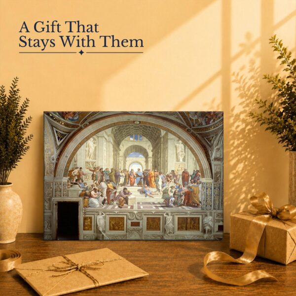 School of Athens gift - canvas print for a philosophy student or teacher