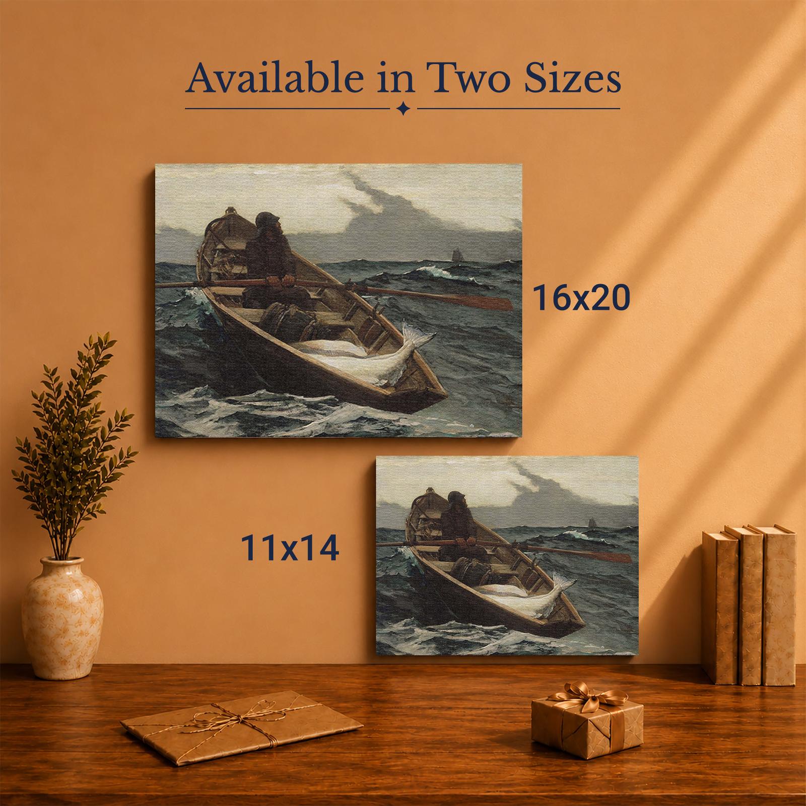 The Fog Warning canvas print - Made in USA family-owned fine art wall decor