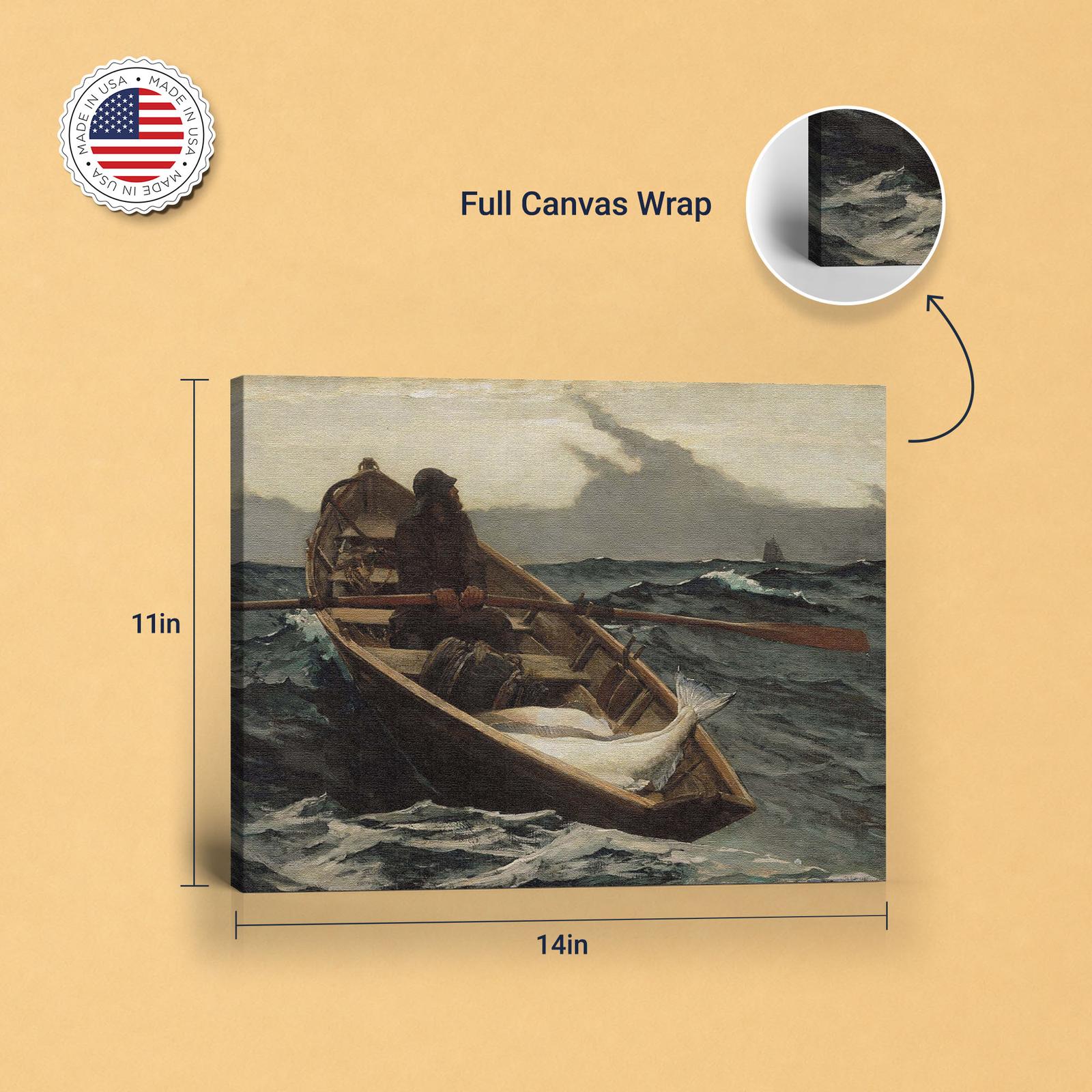 The Fog Warning canvas print - gallery wrapped and floating frame styles