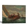 Breezing Up (A Fair Wind) canvas print - Winslow Homer by Crossroads Home Decor